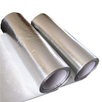 Flame Retardant Aluminum-Glass Cloth Foil Facing - Duct Wrap and Mineral Wool Lamination for Building Insulation