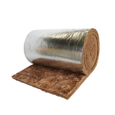 Brown Glass Wool Blanket Insulation with FSK Facing for Commercial HVAC Energy Savings & Condensation Control